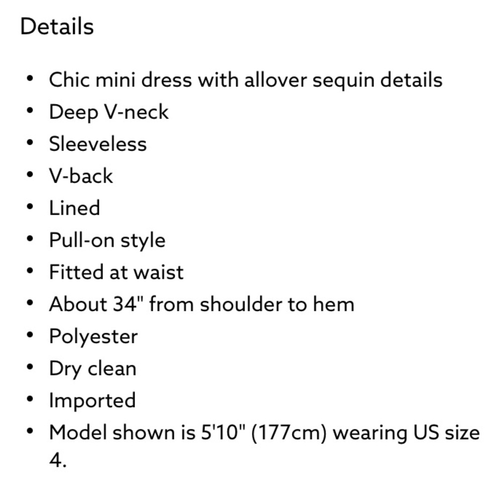 Walter Baker Dark Grey Cocktail Sequin Dress - Picture 3 of 8